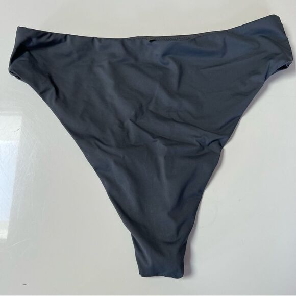 3 PIECE Lot of SKIMS Gunmetal Swim Seperates Bikini Tops bottom Sarong Skirt - Picture 8 of 8